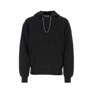 Ambush Men Black Cotton Oversize Sweatshirt
